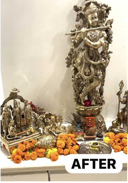 Mandir Murtis — after restoration
