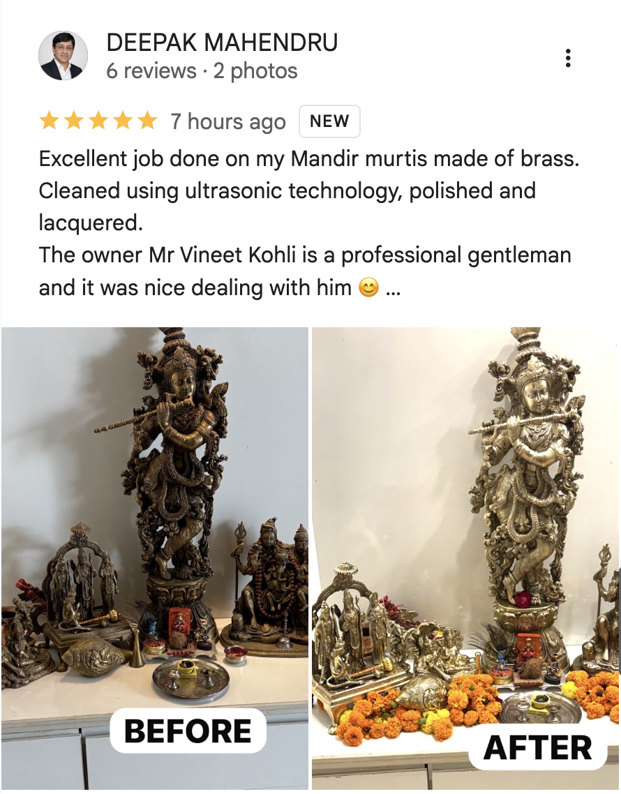 Customer Google review — 5 stars